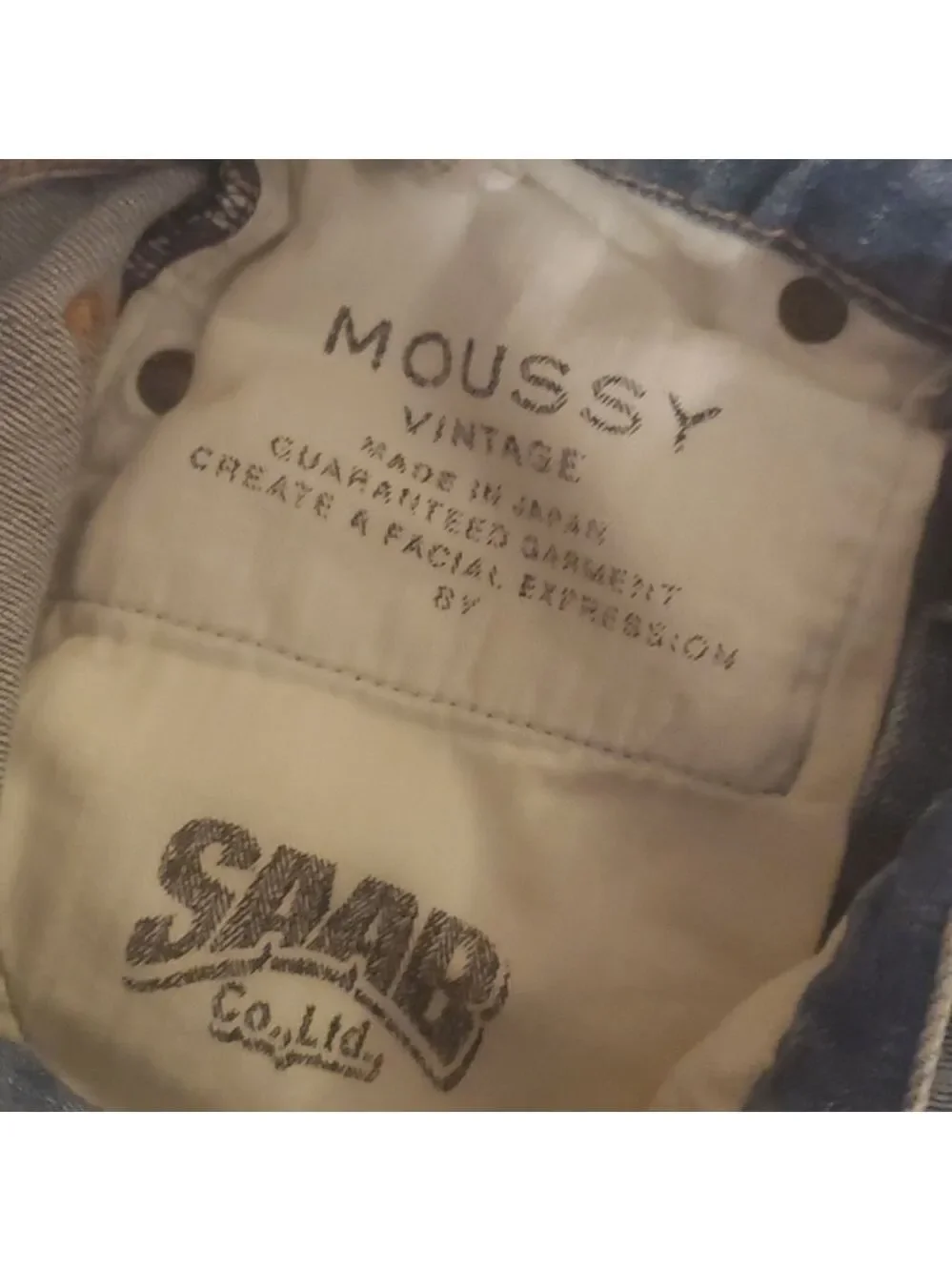 Moussy Vintage Keans Women's Size 000 Faded Blue Hammond Skinny Distressed Rips